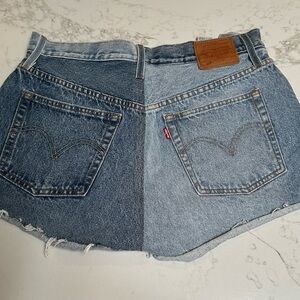 Two-Tone Levi Denim Shorts size 30